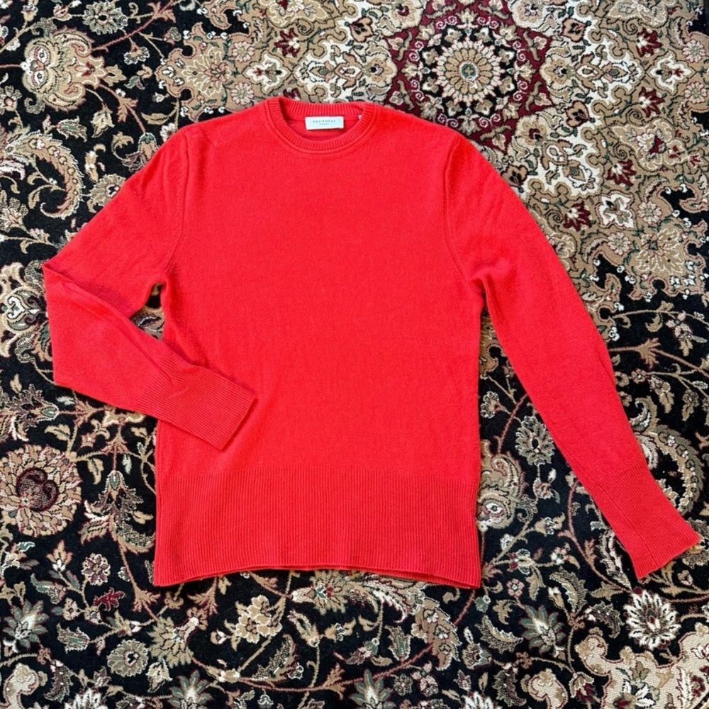 Equipment 100% cashmere red sweater